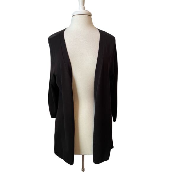 Maurices NWT Women's Plus 2X Boho Lightweight Open Knit Back Hi Lo Knit Cardigan - Picture 2 of 11